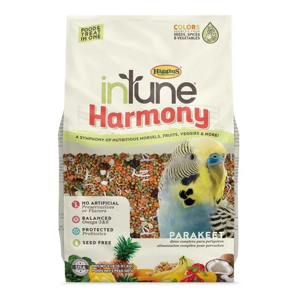 2 Lb Higgins Intune Harmony Parakeet - Food